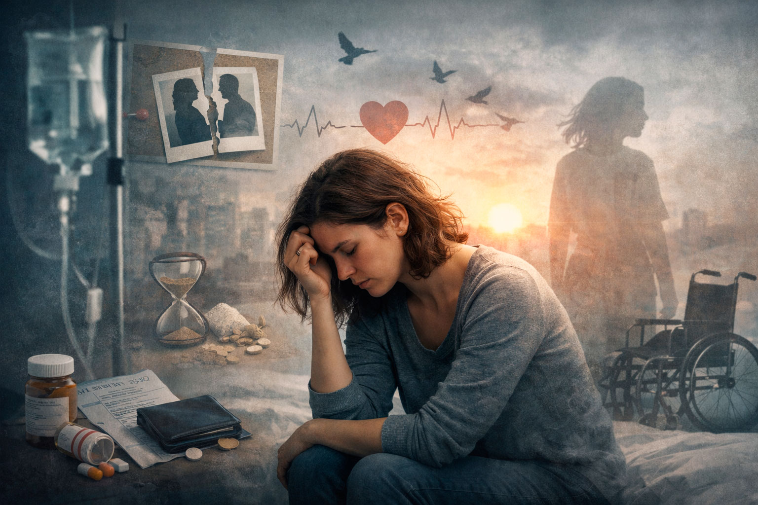 Mucho más reflexivo y emocional que el diagnóstico médico, la representación y el debido proceso, el proceso de adaptación del proceso médico y el tratamiento.